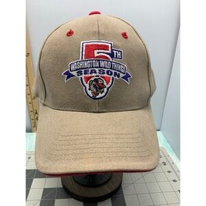 Washington‎ Wild Things 5th Season Baseball Cap One Size Fits All Cotton